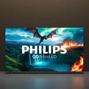 Teler Philips MLED820, 65'', 4K UHD, QD Mini LED, must 65MLED820/12