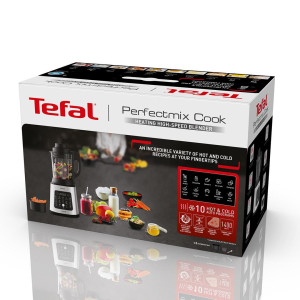 Kuumutusfunktsiooniga blender Tefal Perfectmix Cook, 1400 W, hõbedane