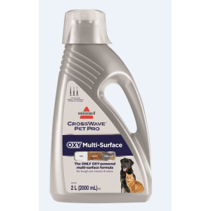 Bissell | CrossWave Pet Pro Oxy Multi-surface formula Cleaning Solution, 2 L