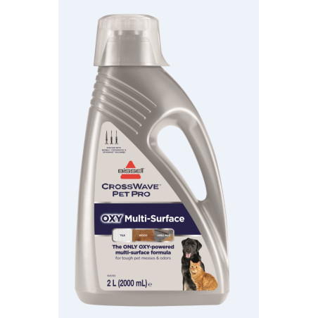 Bissell | CrossWave Pet Pro Oxy Multi-surface formula Cleaning Solution, 2 L