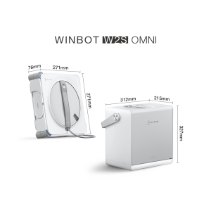 ECOVACS WINBOT W2S OMNI aknapesurobot – TruEdge, 8000 Pa