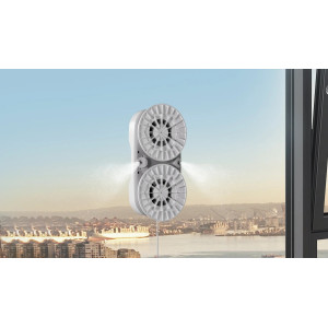 Juhtmega aknapesurobot HUTT  DDC56  3000 Pa, valge