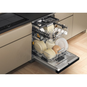 Whirlpool W7FHS51X invertermootoriga nõudepesumasin 15 komplekti, 41 dB, roostevaba teras