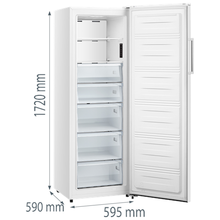 G400 Eraldiseisev püstine sügavkülmik, 172 x 59.5 x 59 cm, FN617EEW5
