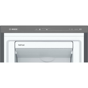 Sügavkülmik Bosch, Seeria 4, NoFrost, 242 L, kõrgus 186 cm, must, GSN36VXEP