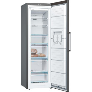 Sügavkülmik Bosch, Seeria 4, NoFrost, 242 L, kõrgus 186 cm, must, GSN36VXEP