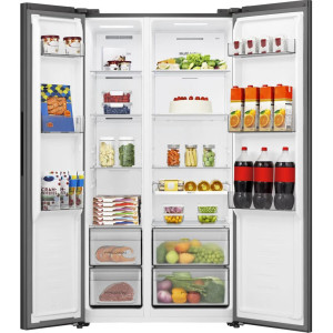 SBS-külmik Hisense Hi3, Total No Frost, 544 L, kõrgus 179 cm, must,RS3P558NEFE