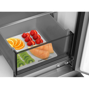 SBS-külmik Hisense, Total No Frost, 647 L, kõrgus 179 cm, must roostevaba teras - RQ5P640SSKD