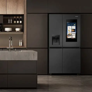 SBS-külmik Hisense, NoFrost, 614 L, kõrgus 179 cm, must - RS9P628GPFE