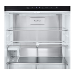 SBS-Külmk LG, NoFrost, Instaview, 508 L, kõrgus 179 cm, must - GMG861EPAE.AEPQEUR