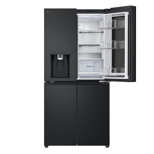 SBS-Külmk LG, NoFrost, Instaview, 508 L, kõrgus 179 cm, must - GMG861EPAE.AEPQEUR