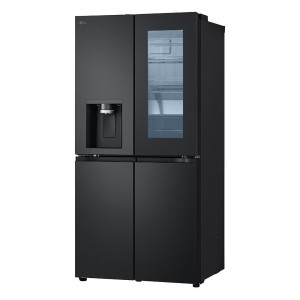 SBS-Külmk LG, NoFrost, Instaview, 508 L, kõrgus 179 cm, must - GMG861EPAE.AEPQEUR