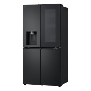 SBS-Külmk LG, NoFrost, Instaview, 508 L, kõrgus 179 cm, must - GMG861EPAE.AEPQEUR