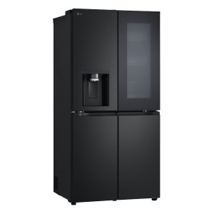 SBS-Külmk LG, NoFrost, Instaview, 508 L, kõrgus 179 cm, must - GMG861EPAE.AEPQEUR