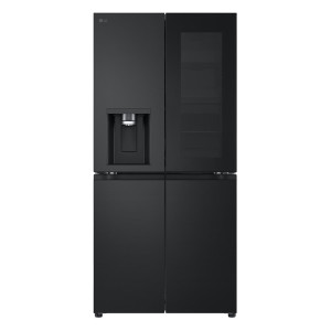 SBS-Külmk LG, NoFrost, Instaview, 508 L, kõrgus 179 cm, must - GMG861EPAE.AEPQEUR