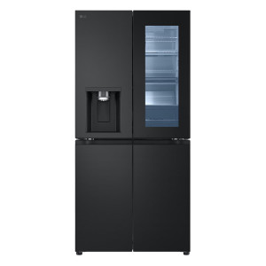 SBS-Külmk LG, NoFrost, Instaview, 508 L, kõrgus 179 cm, must - GMG861EPAE.AEPQEUR