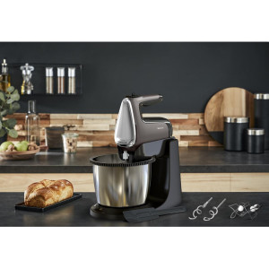 Käsimikser kausiga -  Tefal Powermix Silence, 850 W, tumehall - HT664EE0