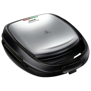 Võileivagrill vahetatavate plaatidega Tefal Snack Time, 700 W, must/roostevaba - SW341D