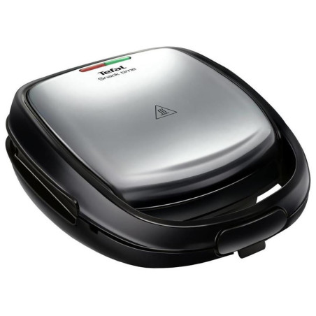 Võileivagrill vahetatavate plaatidega Tefal Snack Time, 700 W, must/roostevaba - SW341D