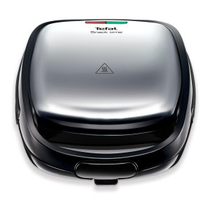 Võileivagrill vahetatavate plaatidega Tefal Snack Time, 700 W, must/roostevaba - SW341D