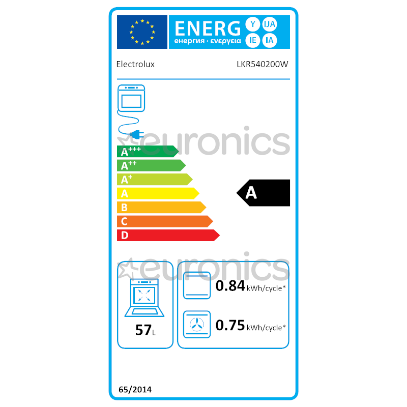 Klaaskeraamiline pliit Electrolux LKR540266X