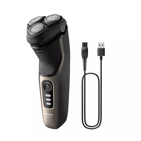 Pardel Philips Shaver 3000 Series, Wet & Dry, must/kuldne