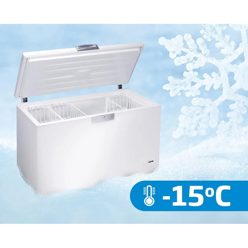 Sügavkülmkirst Beko, 308 L, kõrgus 85 cm, valge -