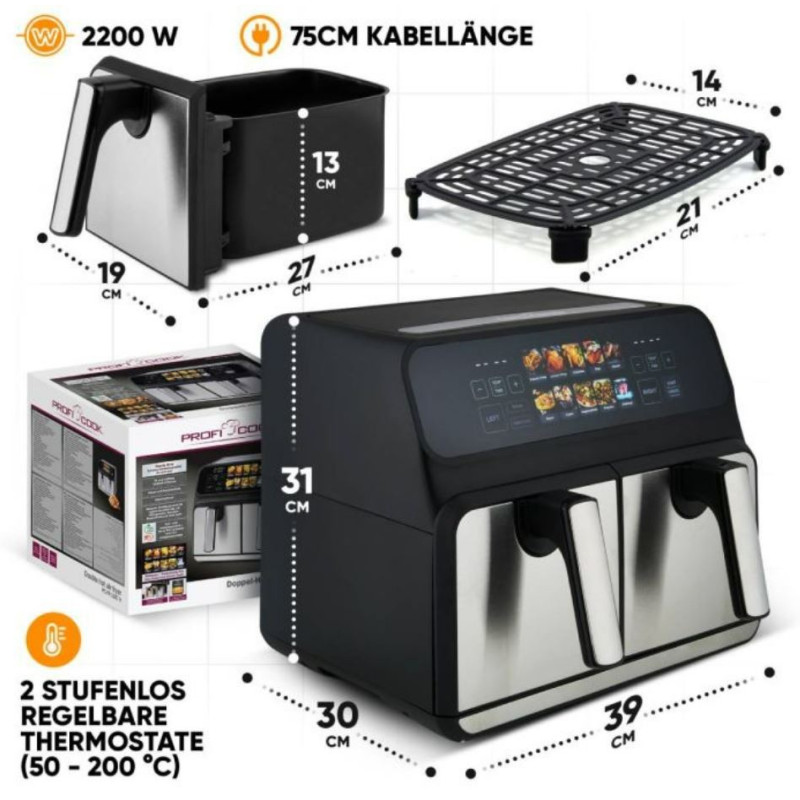 Kuumaõhufritüür ProfiCook PCFR1287H